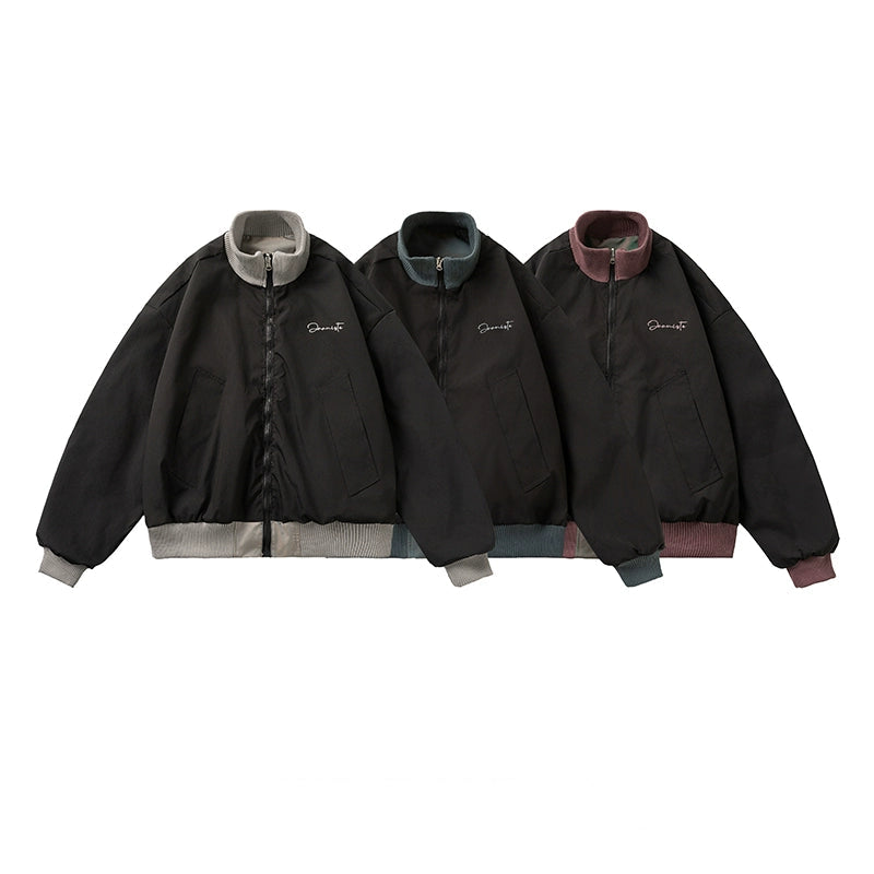 Chaqueta Casual Estilo Piloto Reversible 