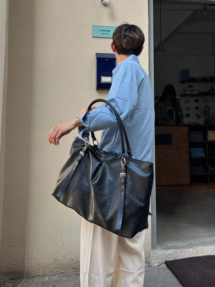 Leather Large Capacity Shoulder Bag