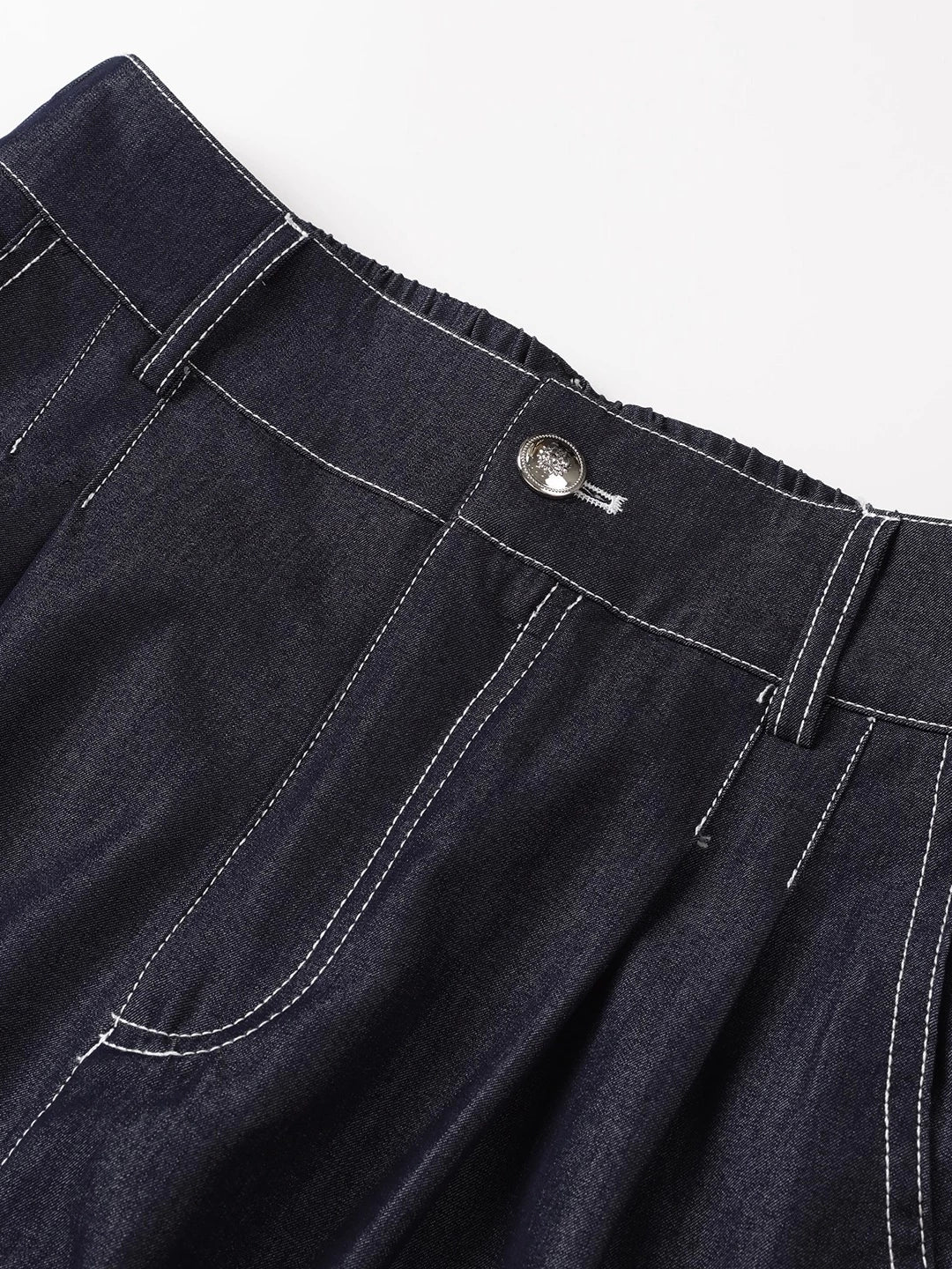 Wide Leg Straight Casual Jeans