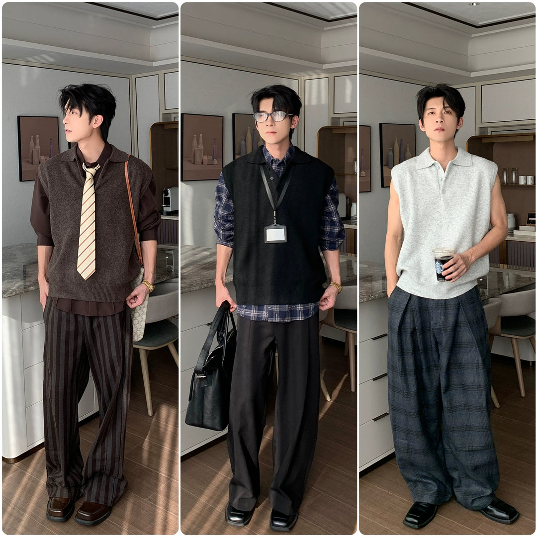 Loose Knit Sweater Vest