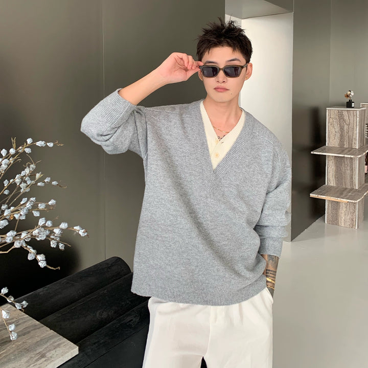 Sheep Wool Style Knit Sweater