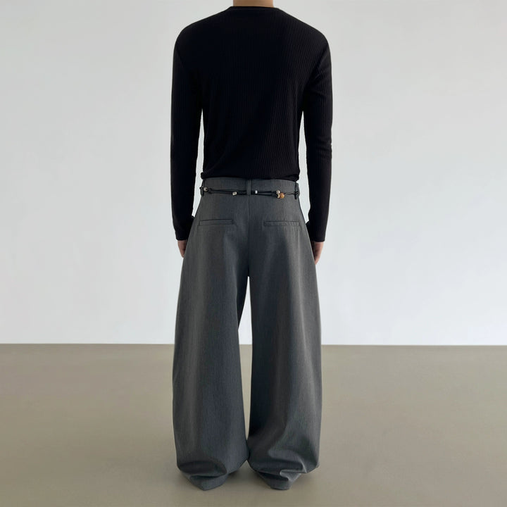 Wide Leg Loose Fit Casual Pants