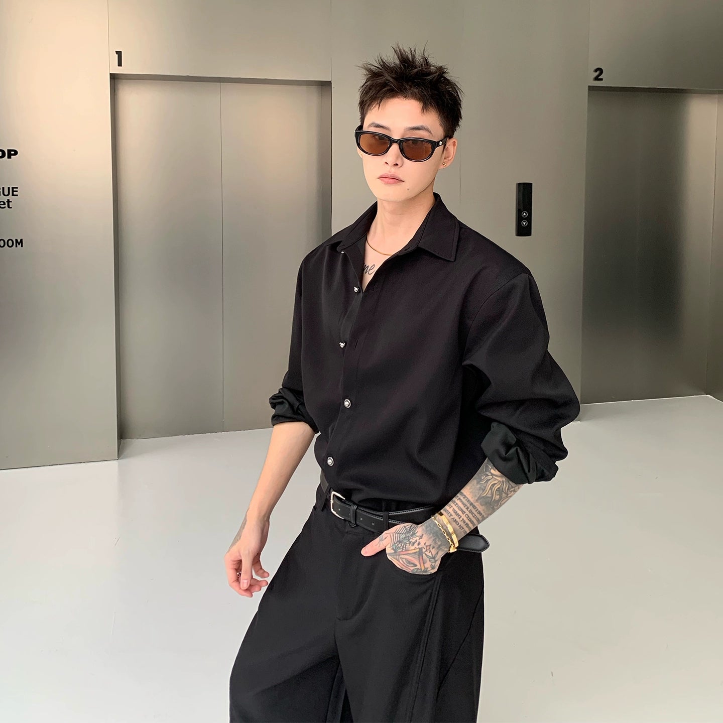 Pearl Button Long Sleeve Shirt