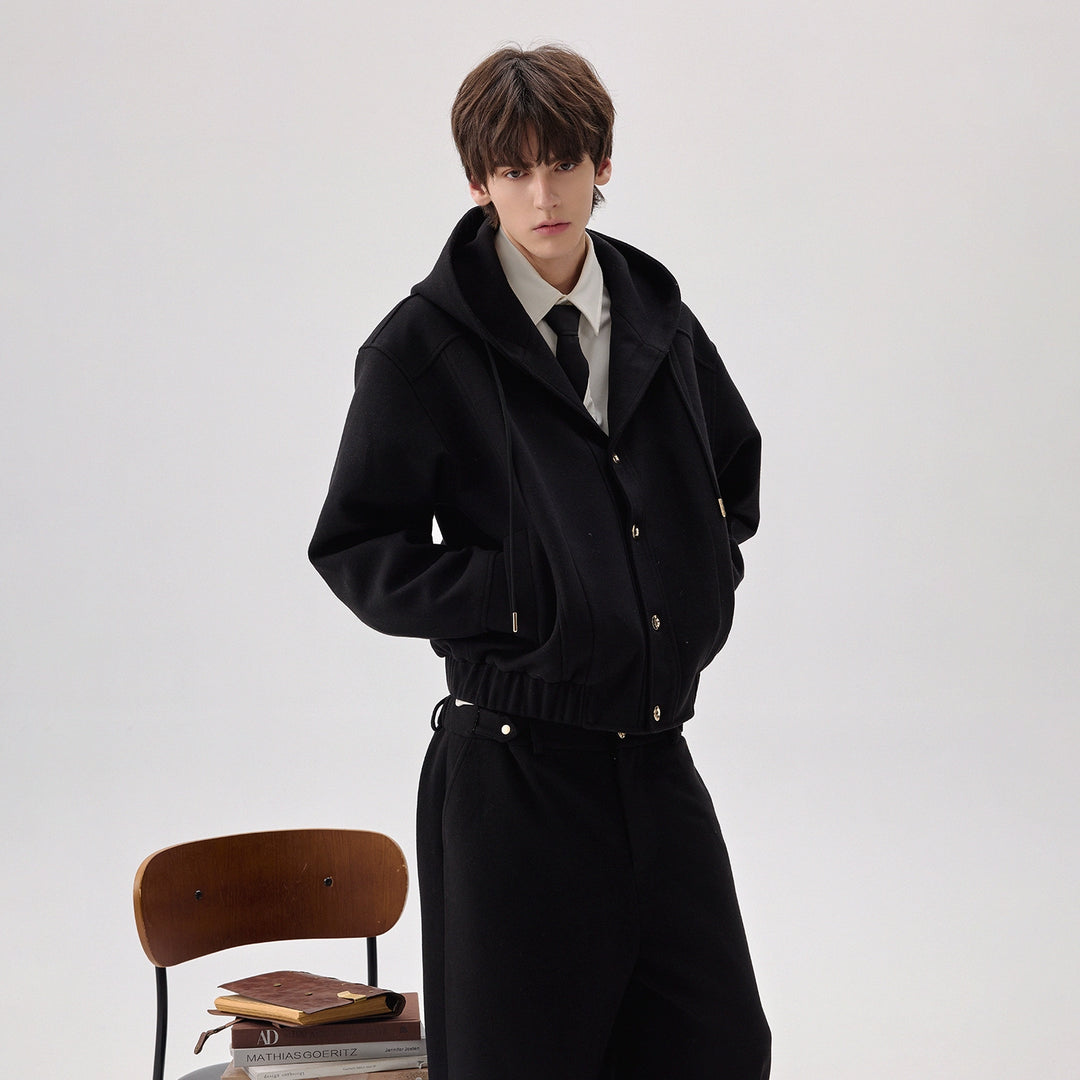 Hooded Wool Jacket and Pants