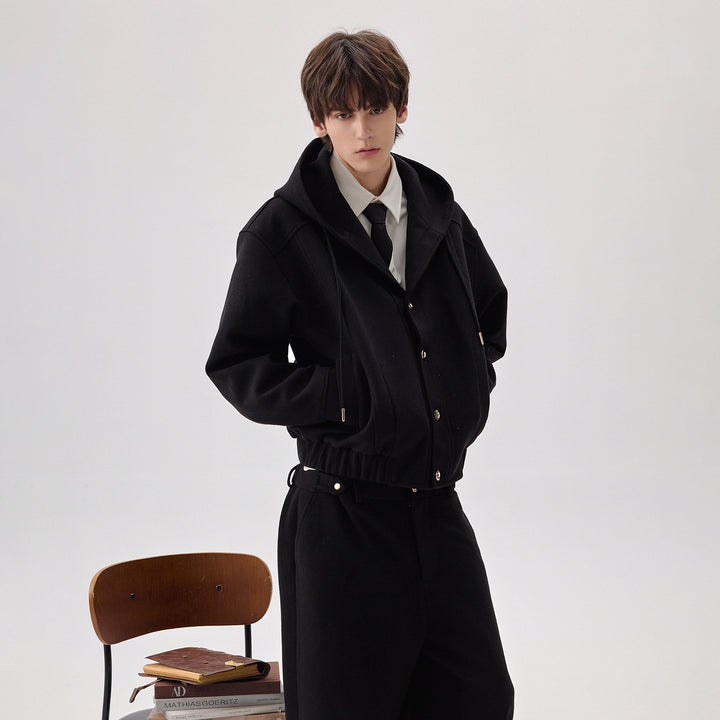 Hooded Wool Jacket and Pants