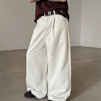 Heavyweight Washed Wide-Leg Pants