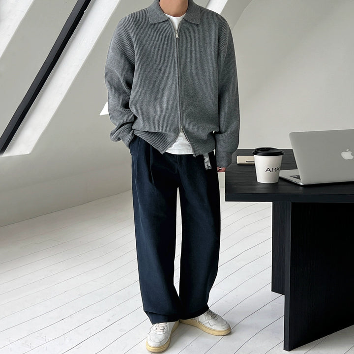 Svetr s límcem a zipem 