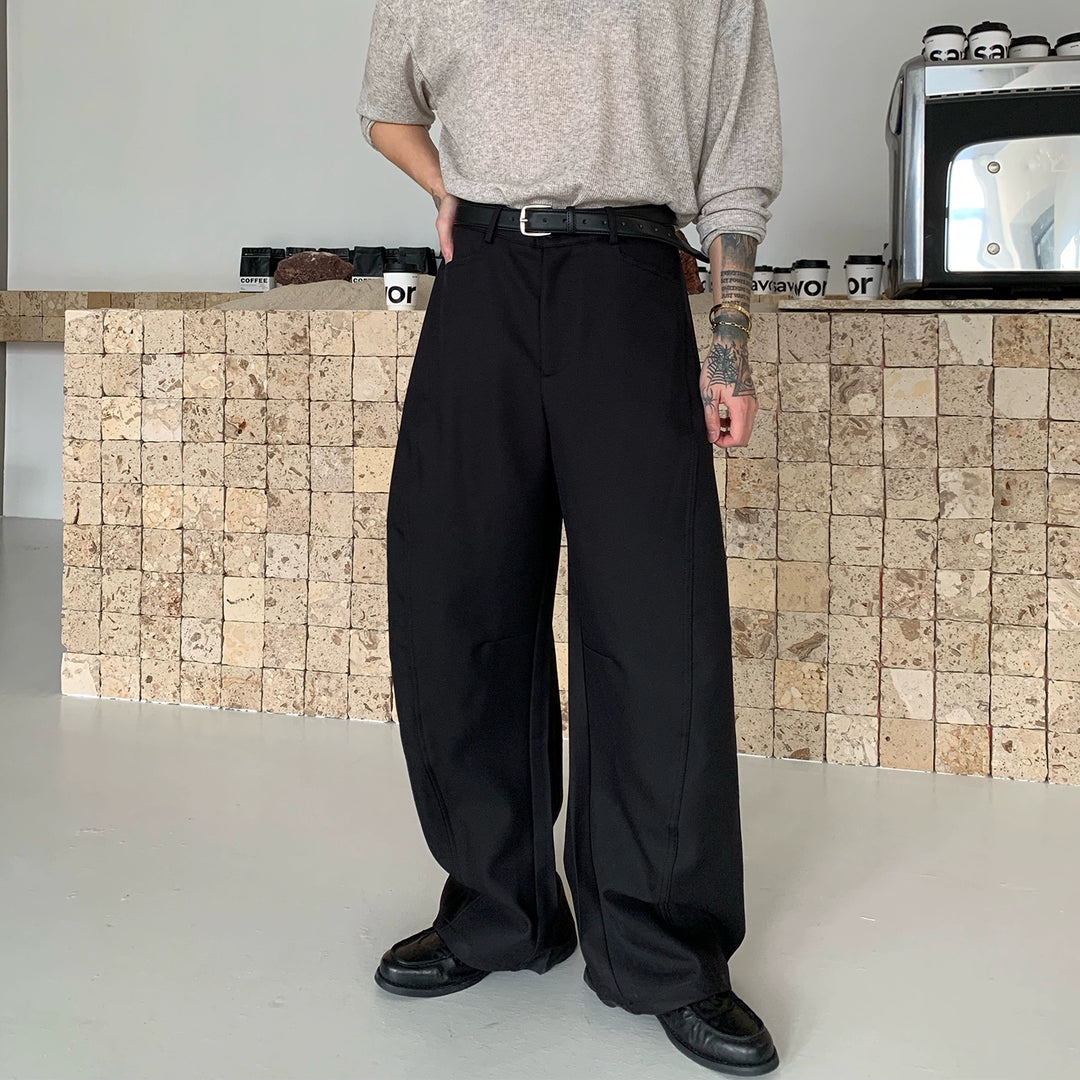Retro Loose Fit Deconstructed Pants