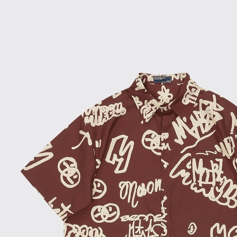 Painted Shirt with Letters