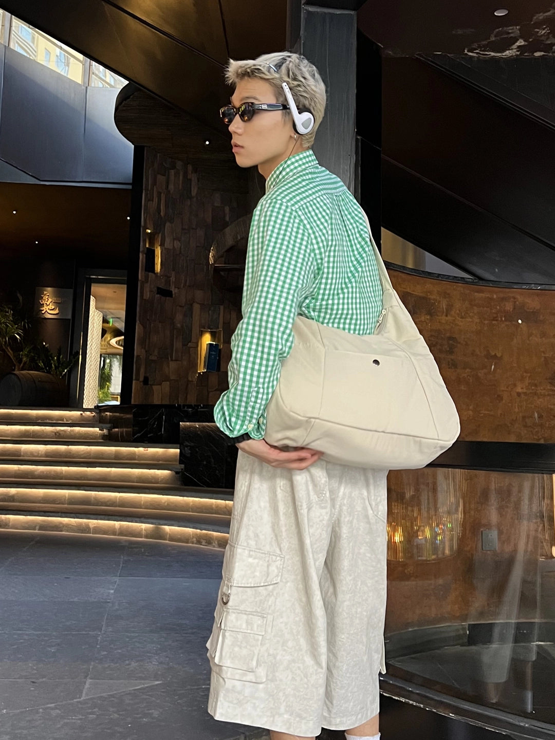 Nylon Canvas Large Capacity Tote Bag