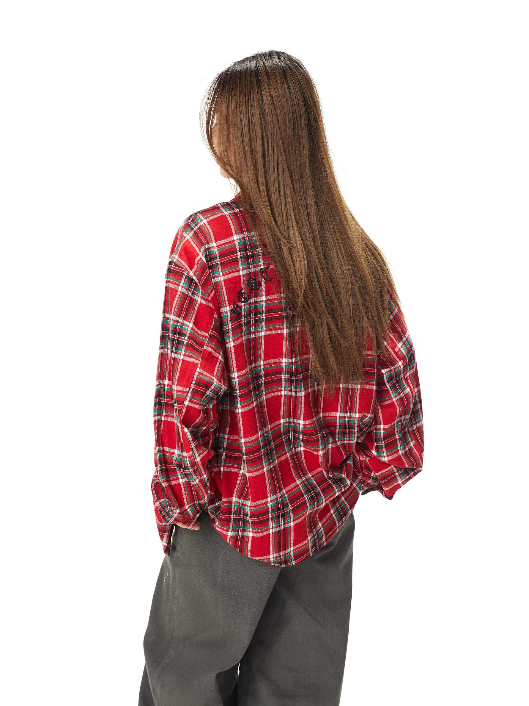 Plaid Button-Down Long Sleeve Casual Shirt 2