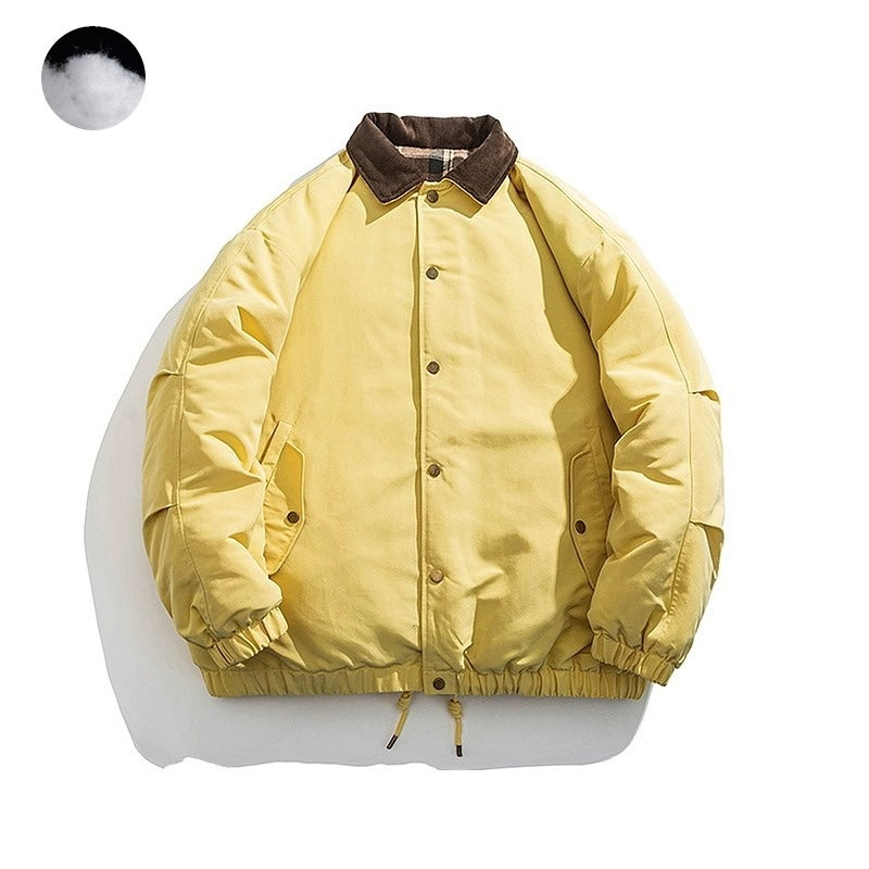 Corduroy-Collar-Bomber-Jacket – The Korean Fashion