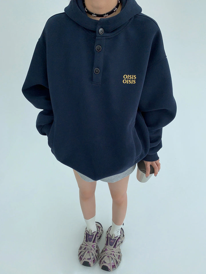 Relaxed Fit Hooded Sweatshirt