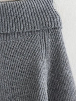 Off-Shoulder Knit Sweater