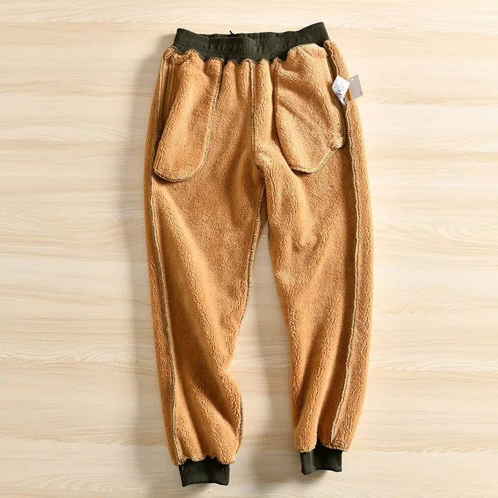 Outdoor Fleece Sherpa Drawstring Sweatpants