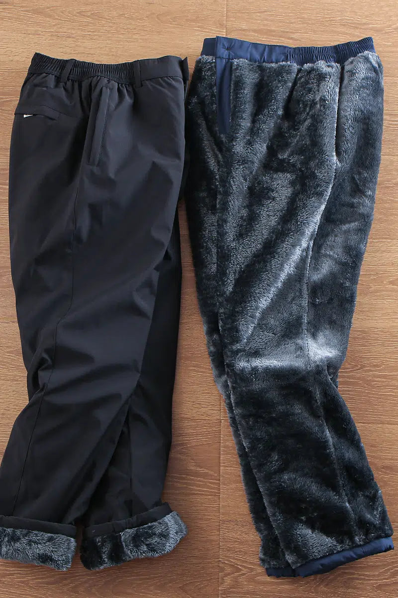 Outdoor Waterproof Velvet Thickened Pants