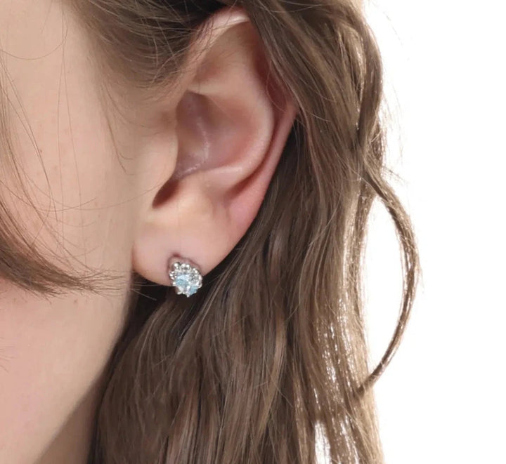 Oval Stud Earrings