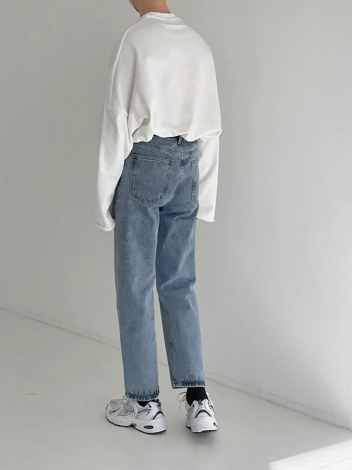 Oversize Curled Long-sleeved Shirt