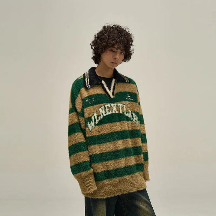Oversize Stripe Sweater