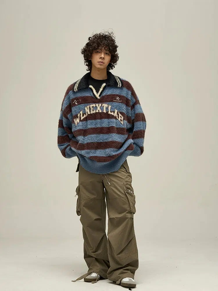 Oversize Stripe Sweater