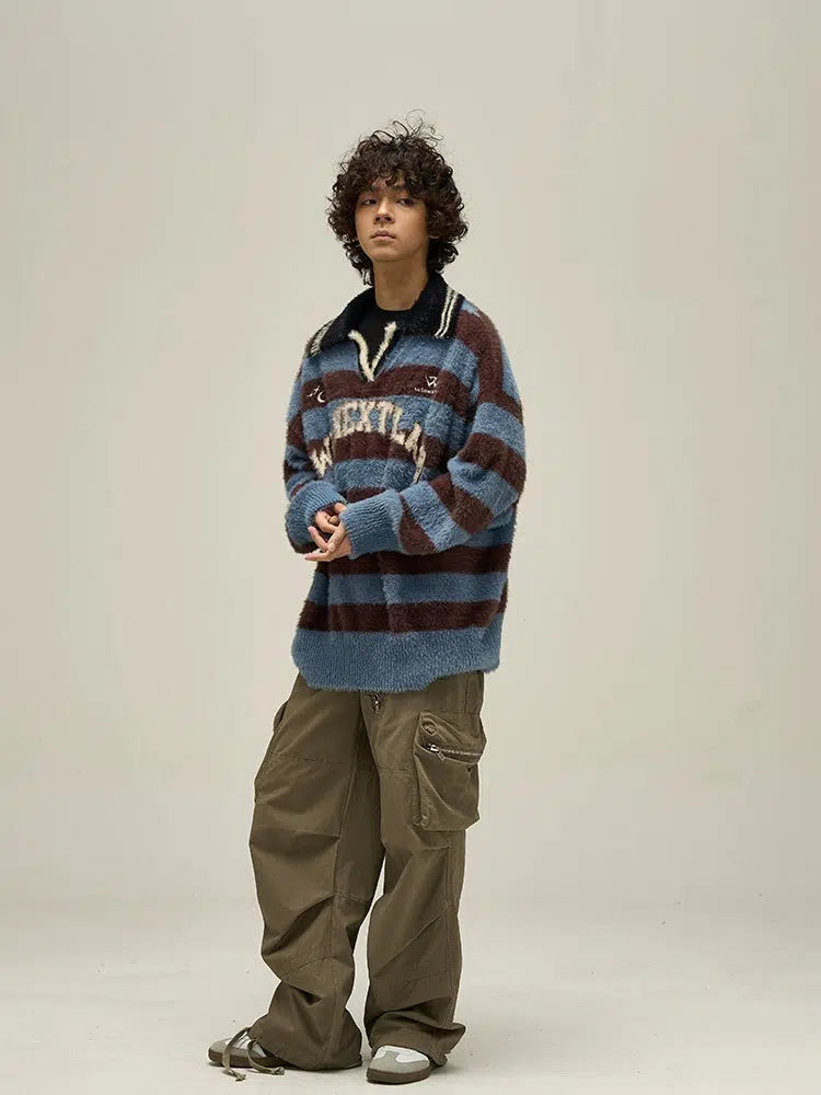 Oversize Stripe Sweater