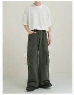 Oversized Basic White Crew Neck T-Shirt