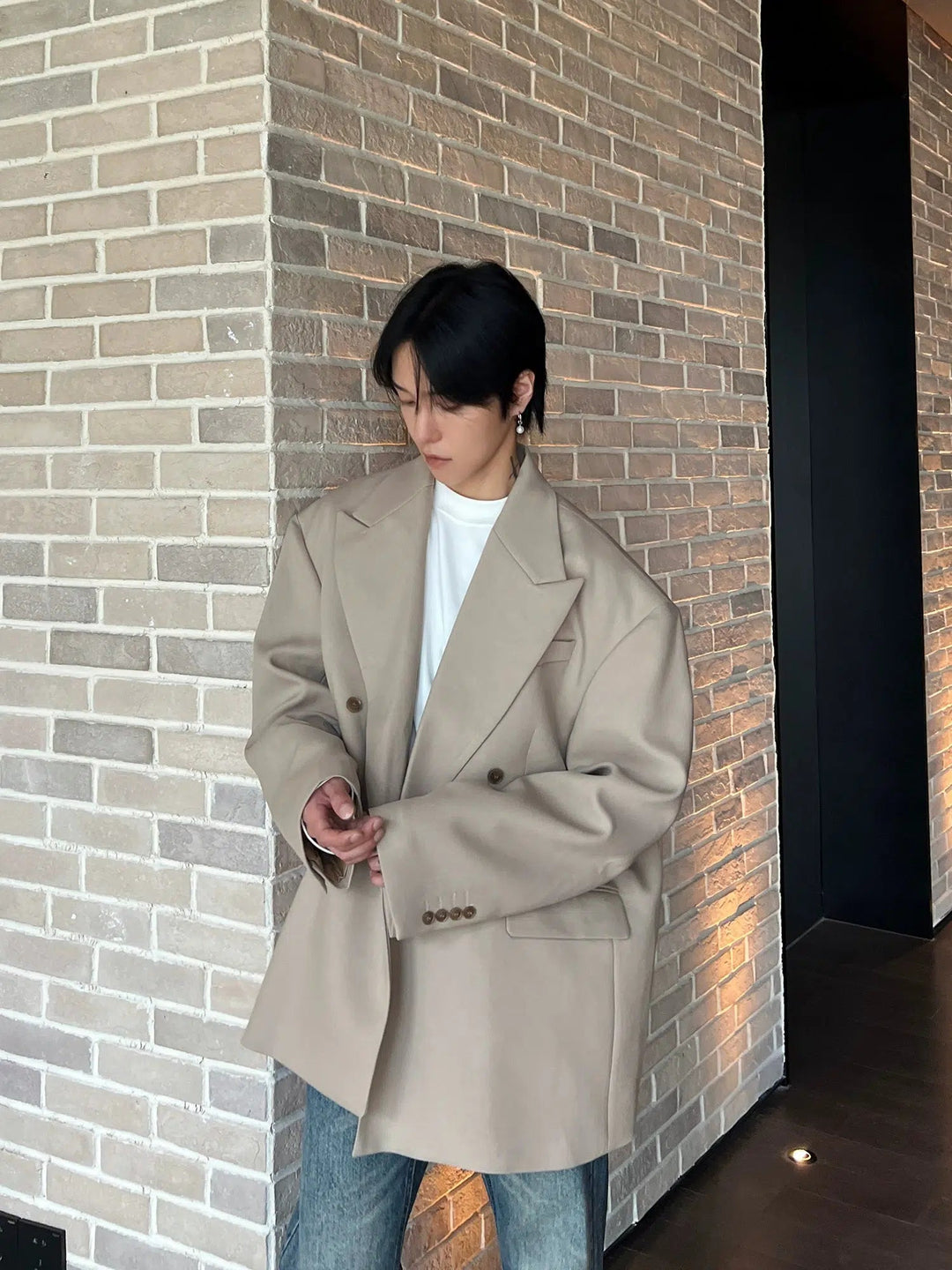 Korean oversized blazer 2025