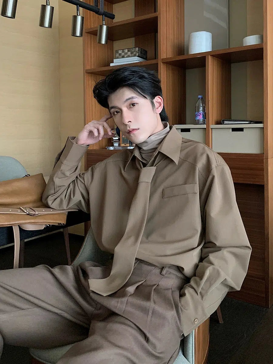 Oversized Button-Down Shirt