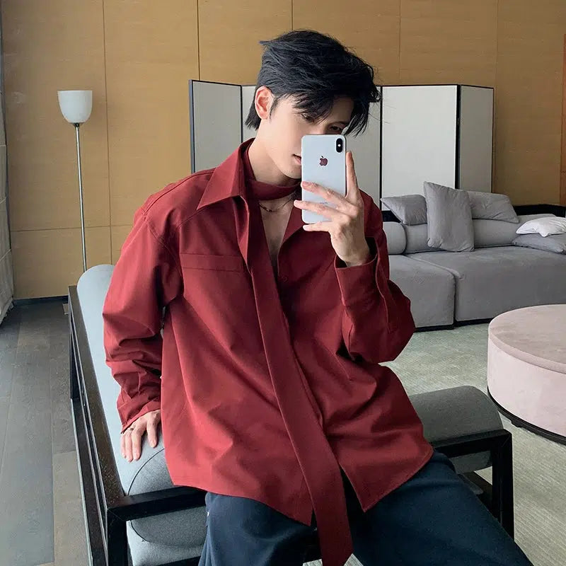 Oversized Button-Down Shirt