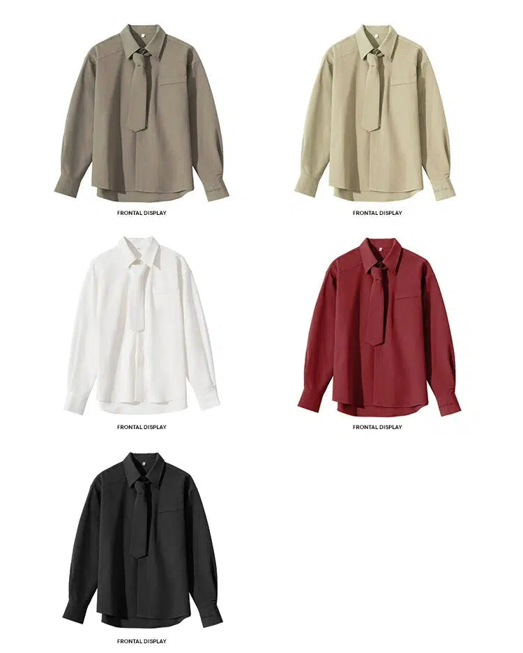 Oversized Button-Down Shirt