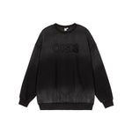 Oversized Crew Neck Gradient Sweatshirt