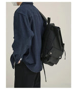 Oversized Dark Blue Denim Shirt