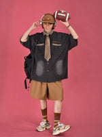 Oversized Denim Shirt