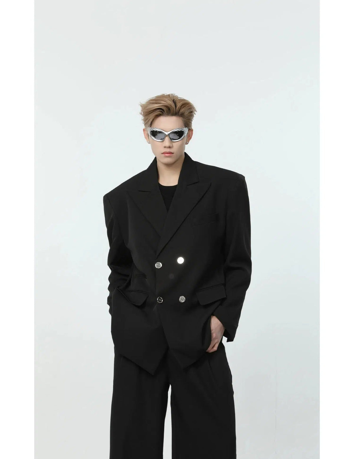 Oversized Double-breasted Suit