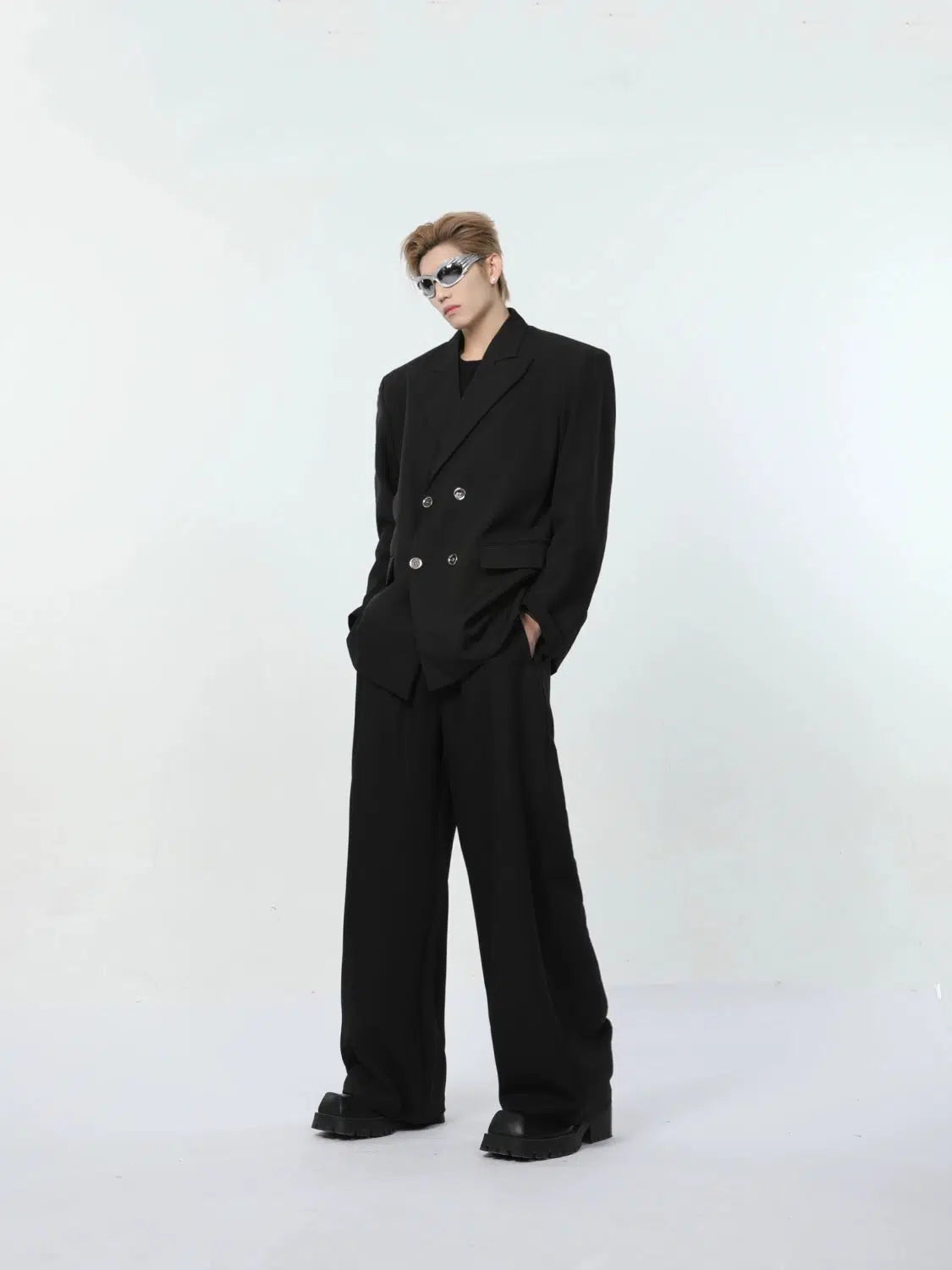 Oversized Double-breasted Suit