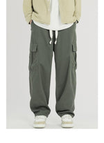 Oversized Drawstring Cargo Pants