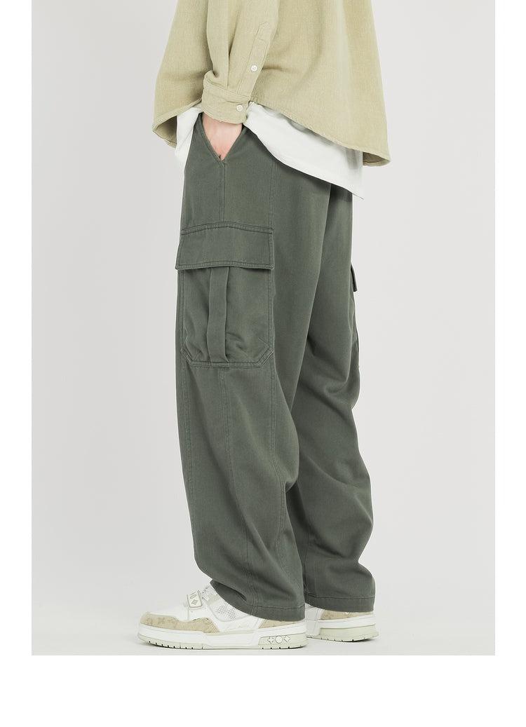 Oversized Drawstring Cargo Pants