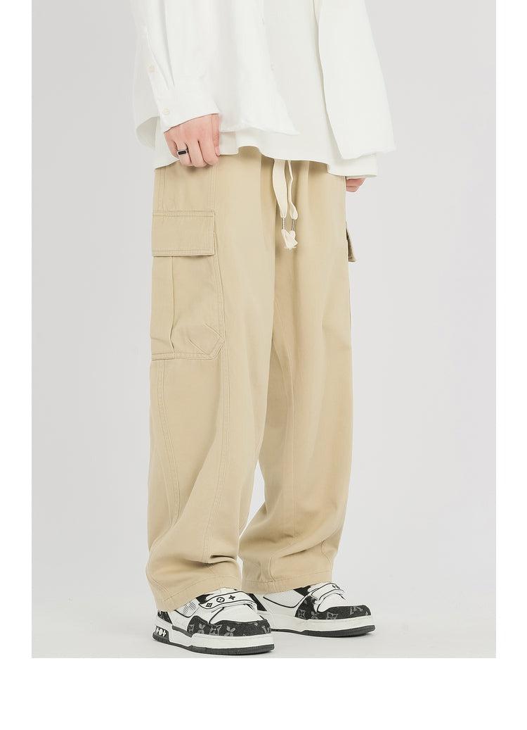 Oversized Drawstring Cargo Pants