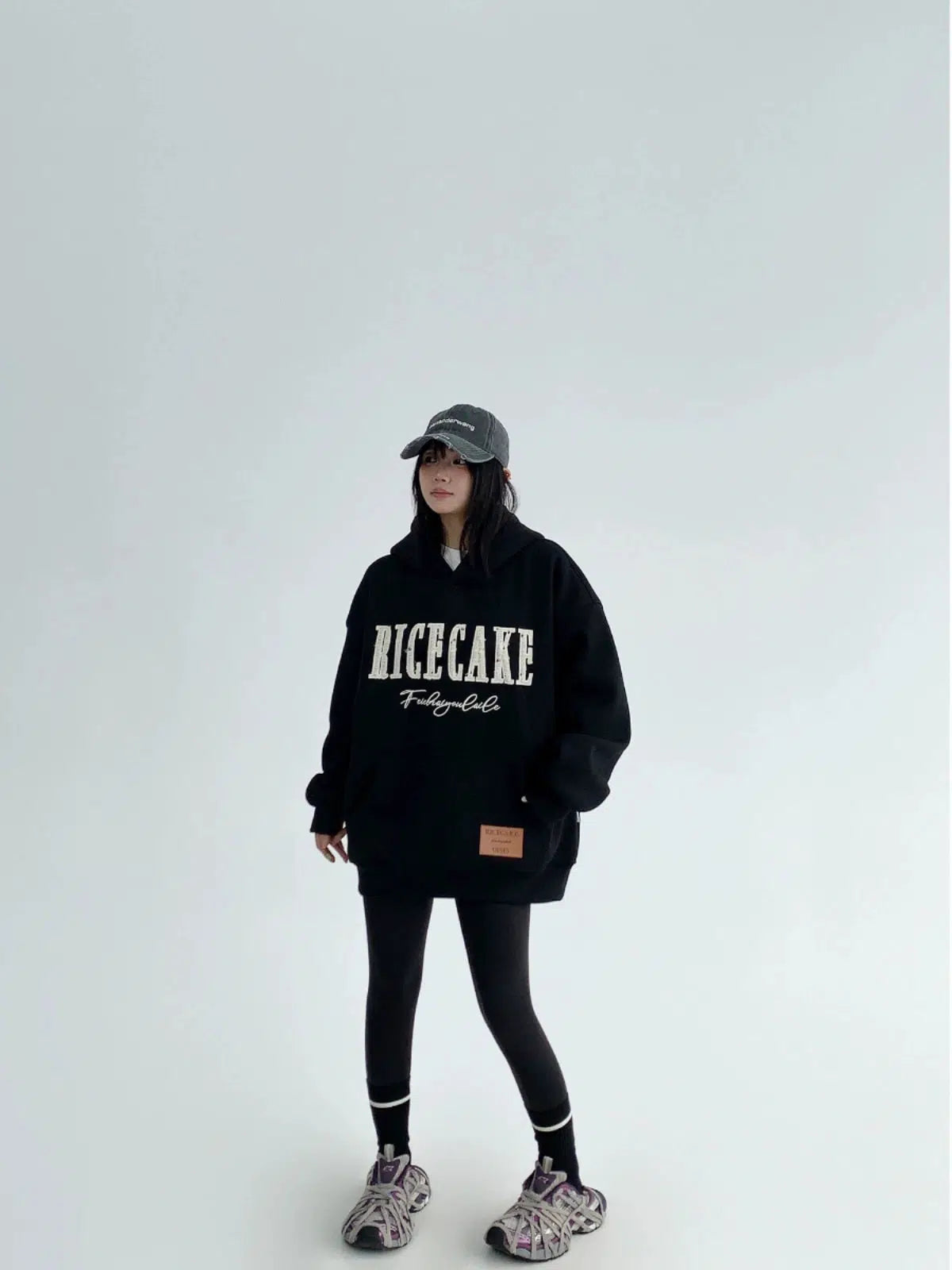 Front Pocket Design Oversized Hoodie