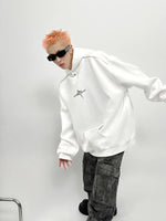 Oversized Hoodie with Cross Star