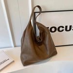 Oversized Leather Shoulder Bag