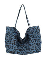 Oversized Leopard Print Tote Bag
