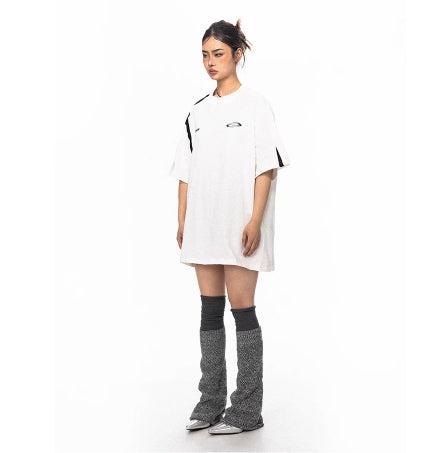 Oversized Print Short-sleeved T-shirt