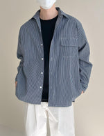 Oversized Striped Shirt