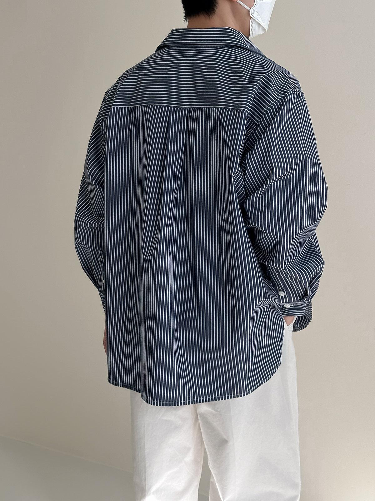 Oversized Striped Shirt