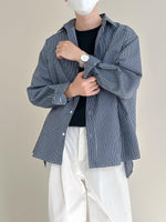 Oversized Striped Shirt