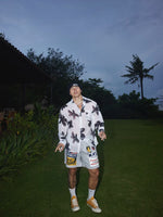 Retro Floral Print Long-Sleeve Shirt 2