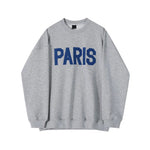 PARIS Printed Round Neck Sweatshirt