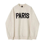 PARIS Printed Round Neck Sweatshirt