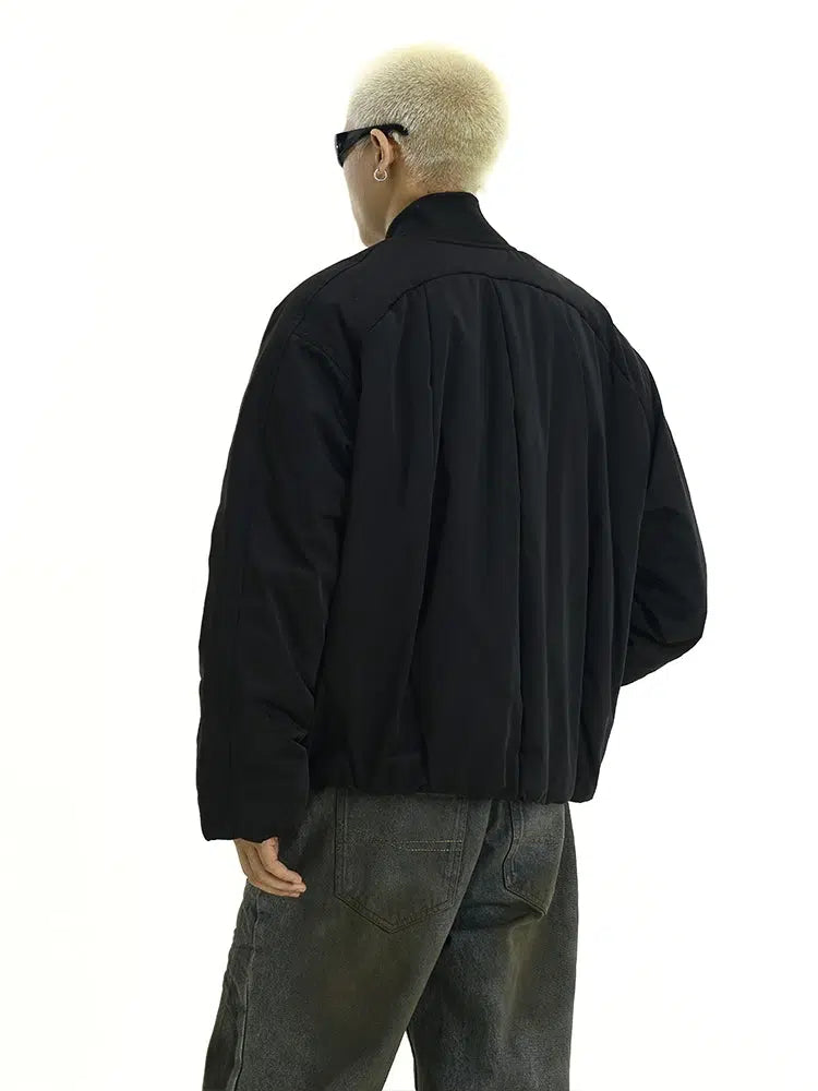 Padded Bomber Zip Closure Jacket